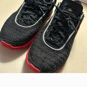 Black and Red Athletic Shoes - Performance Running Sneakers